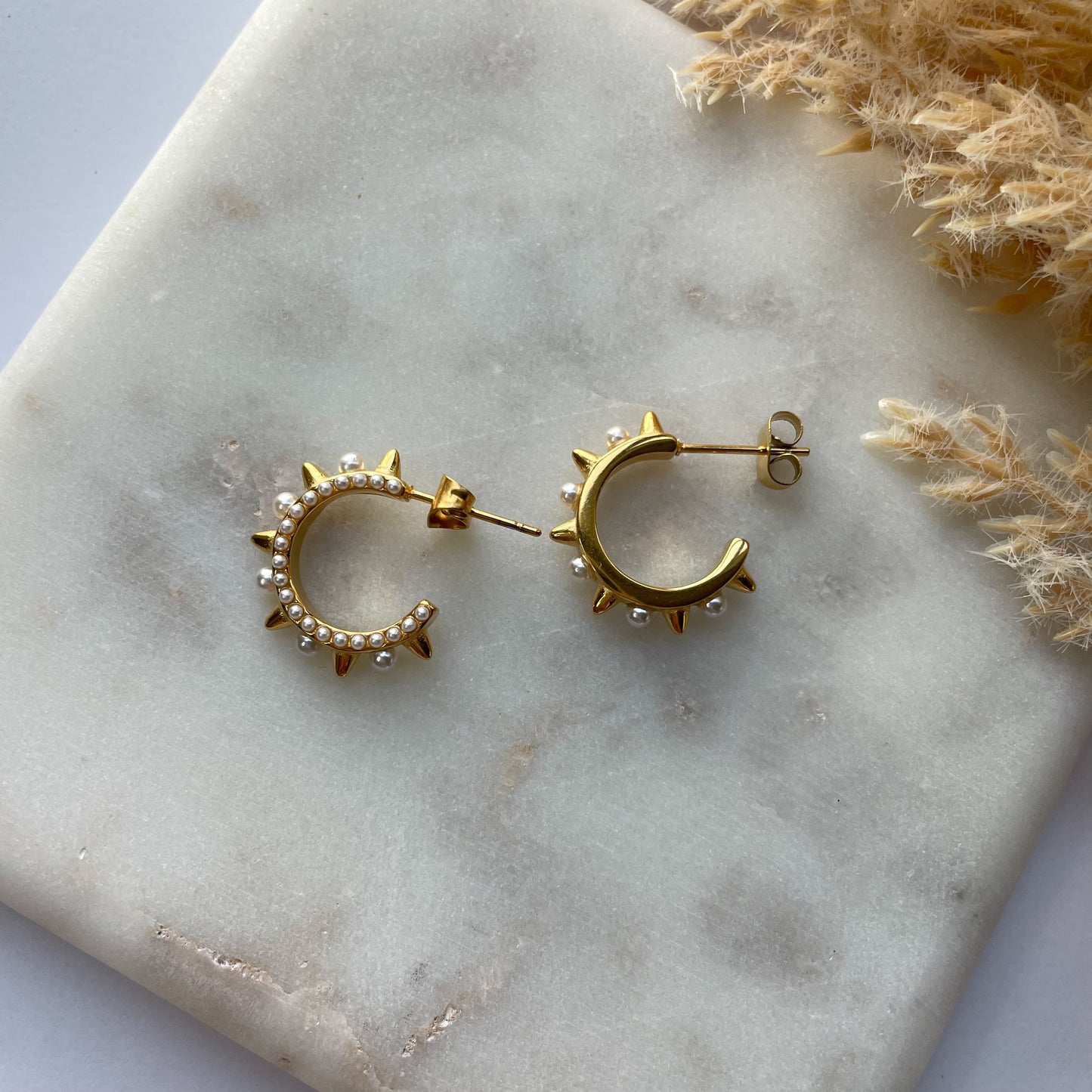 Pearl Hoops