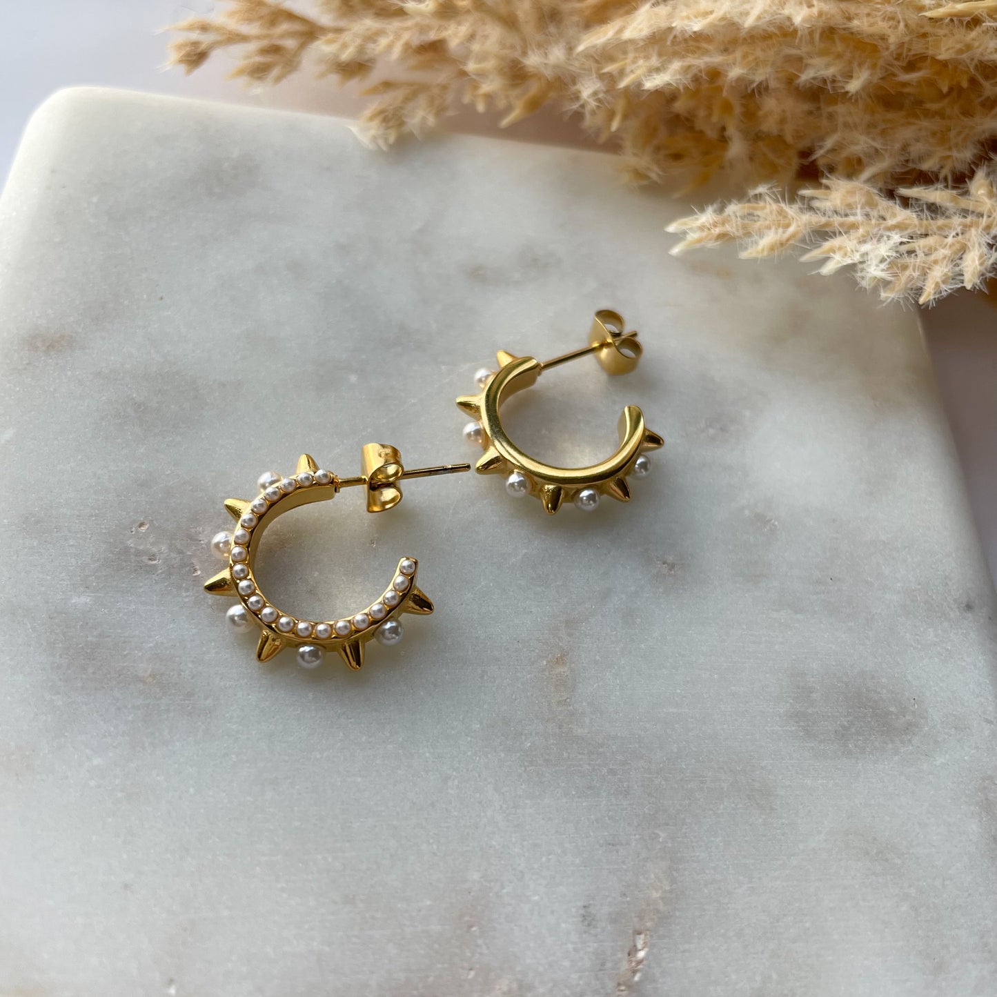 Pearl Hoops